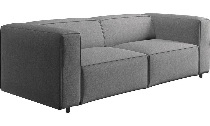 Диван Carmo - Bristol 3060 Ткань светло-серого цвета  -  Под заказ