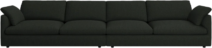 4-х местный диван Milano - Bristol 3068 Темно-зеленая ткань  -  Под заказ