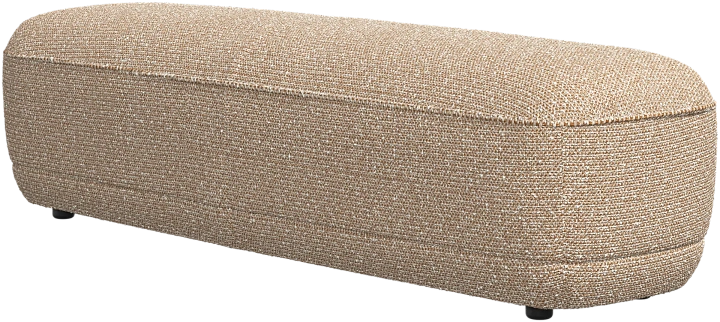 Скамейка Bolzano - Avellino ткань бежевого  цвета 3251 -  Под заказ