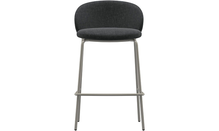 Барный стул Princeton - Napoli 2255 Ткань цвета серого камня -  Под заказ