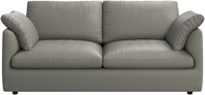 2-х местный диван Milano - Nordic Grain 5132 Кожа серо-коричневого цвета -  Под заказ