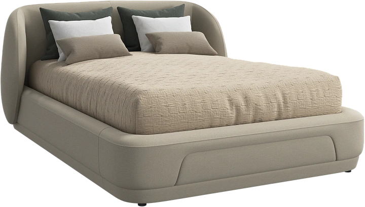 Кровать Bolzano - Frisco 2274 Ткань песочного цвета -  Под заказ