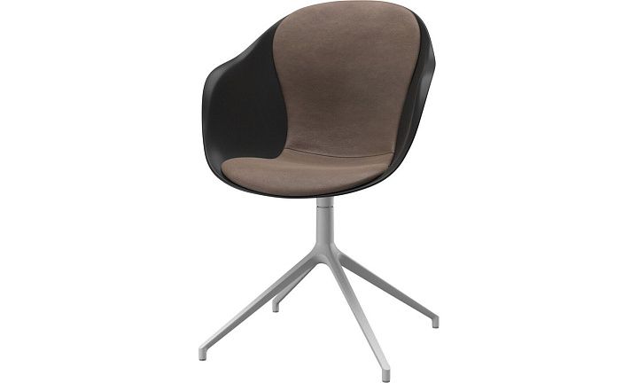 Cтул Adelaide с функцией вращения - York 5122 Кожа светло-коричневого цвета  -  Под заказ