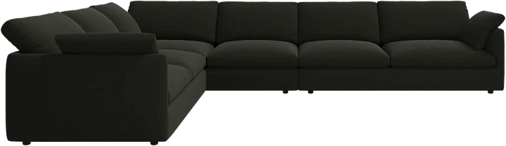 Угловой диван Milano - Arezzo ткань зеленого цвета 3334 -  Под заказ