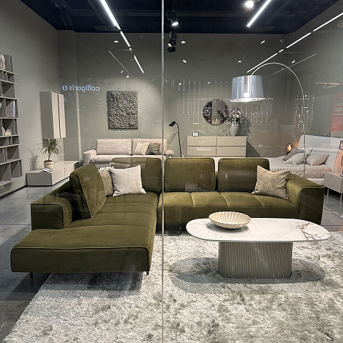 Угловой диван Amsterdam с модулем для отдыха