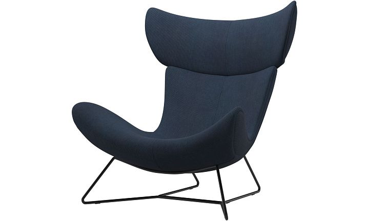 Кресло Imola - Skagen 3163 Темно-синяя ткань  -  Под заказ