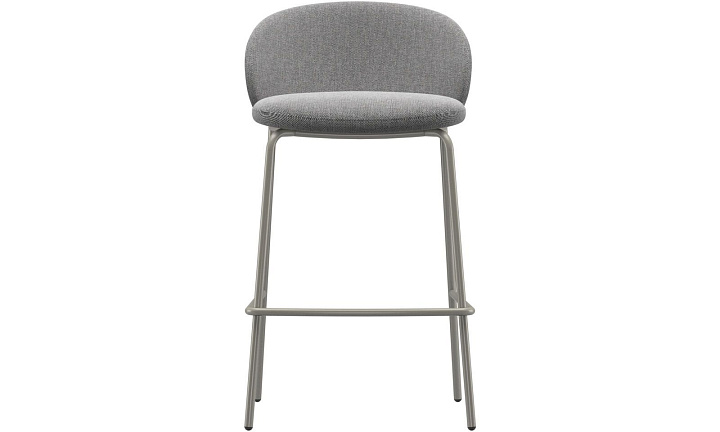 Барный стул Princeton - Bristol 3060 Ткань светло-серого цвета  -  Под заказ