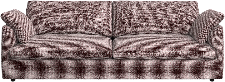 3-х местный диван Milano - Tuscany темно-бордового цвета 3207 -  Под заказ