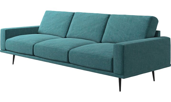 Диван Carlton - Napoli 2253 Ткань зелено-голубого цвета  -  Под заказ