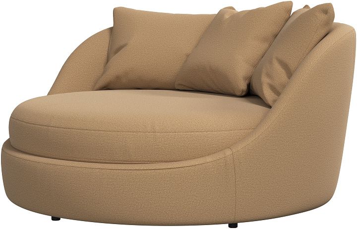 Кресло Ø - Arezzo ткань  цвета охры 3333 -  Под заказ