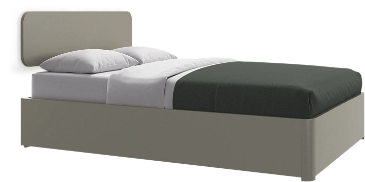 Кровать Element с настенным изголовьем  -  Под заказ