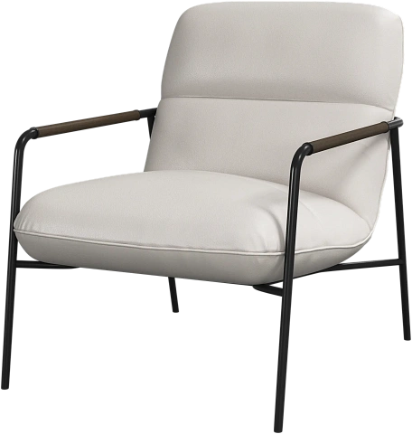 Кресло Terni - Nordic Grain кожа светло-бежевого цвета 5136 -  Под заказ