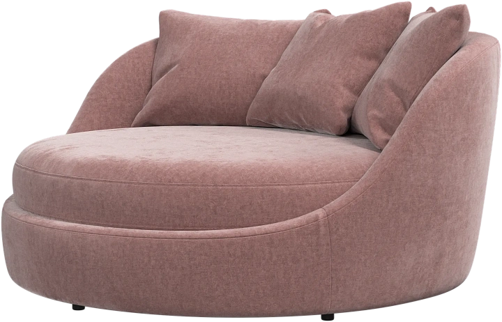 Кресло Ø -  Ravello 3224 Ткань  пыльно-розового цвета  -  Под заказ