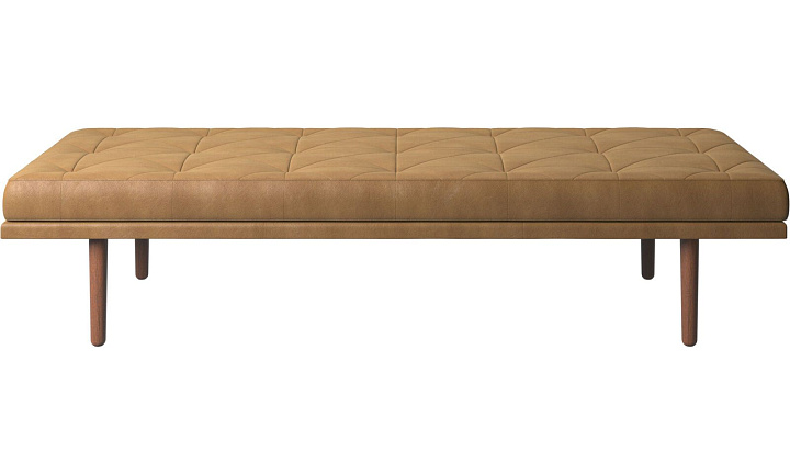 Кушетка Fusion - York 5120 Kожа коньячного цвета  -  Под заказ