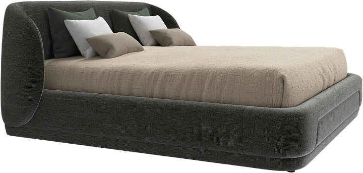 Кровать Bolzano - Tuscany зеленого цвета 3204 -  Под заказ