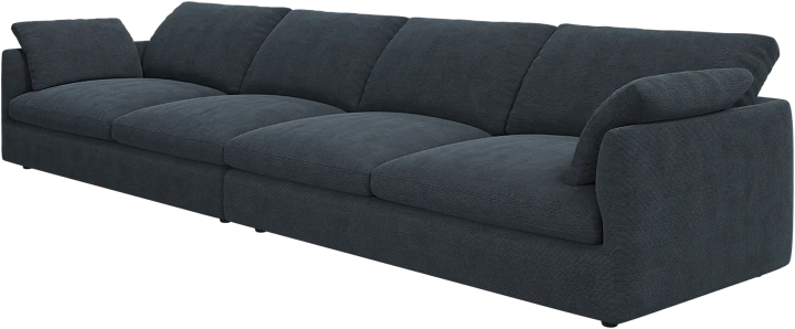 4-х местный диван Milano - Skagen 3164 Стальная ткань  -  Под заказ