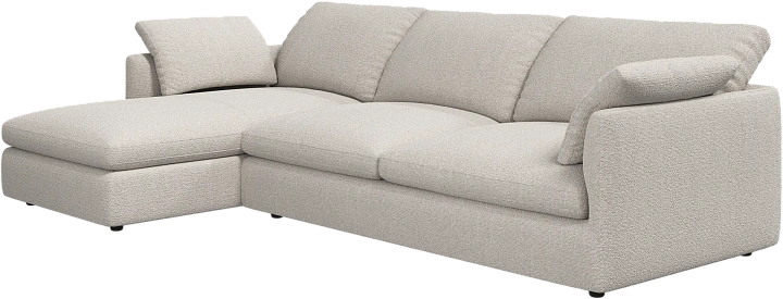 Угловой диван Milano - Rimini ткань бежевого цвета 3087 -  Под заказ