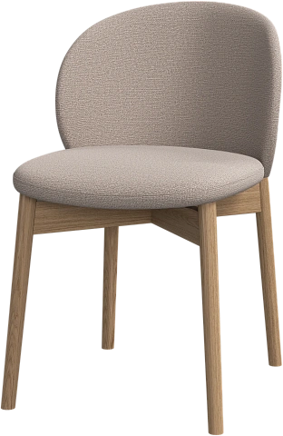 Обеденный стул Princeton - Arezzo ткань светло-коричневого цвета 3332 -  Под заказ