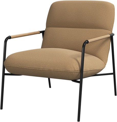 Кресло Terni - Arezzo ткань  цвета охры 3333 -  Под заказ