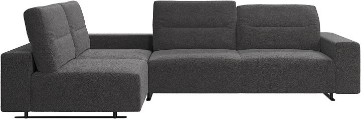 Угловой диван Hampton с регулируемой спинкой и системой хранения с правой стороны 