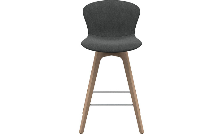 Барный стул Adelaide -  Nani 2111 Ткань темно-серого цвета -  Под заказ