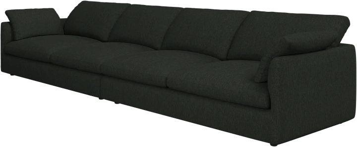 4-х местный диван Milano - Bristol 3068 Темно-зеленая ткань  -  Под заказ