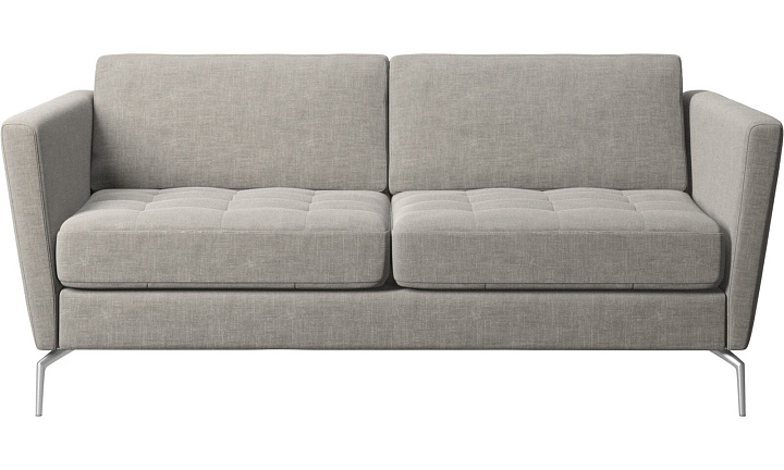 Диван Osaka - Napoli 2250 Ткань серебристо-серая  -  Под заказ