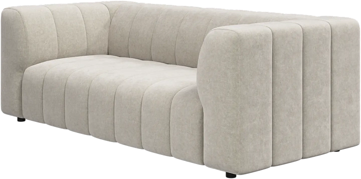 2,5-х местный  диван Bellagio -  Ravello 3221 Ткань бежевого цвета  -  Под заказ