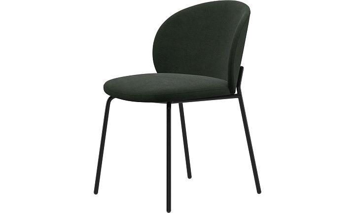 Обеденный стул Princeton -  Frisco 2058 Темно-зеленая ткань -  Под заказ