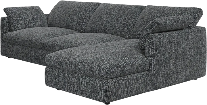 Угловой диван Milano - Tuscany серого цвета 3203 -  Под заказ