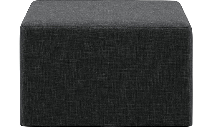 Пуф Xtra - Napoli 2255 Ткань цвета серого камня -  Под заказ