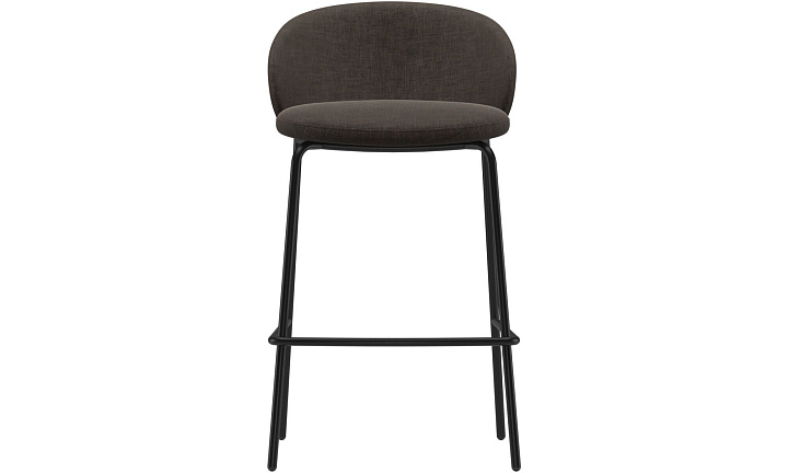 Барный стул Princeton - Napoli 2251 Ткань серо-коричневого цвета  -  Под заказ