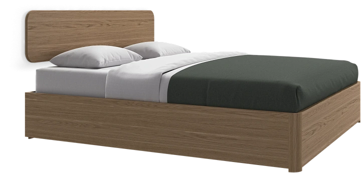 Кровать Element с настенным изголовьем  -  Под заказ