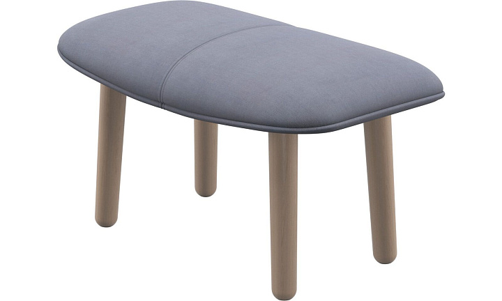 Подставка для ног Fusion - Frisco 2056 Голубая ткань с функцией акваклин  -  Под заказ