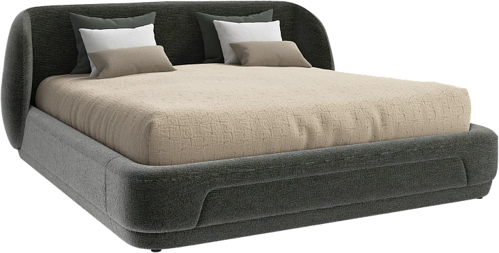 Кровать Bolzano - Tuscany зеленого цвета 3204 -  Под заказ