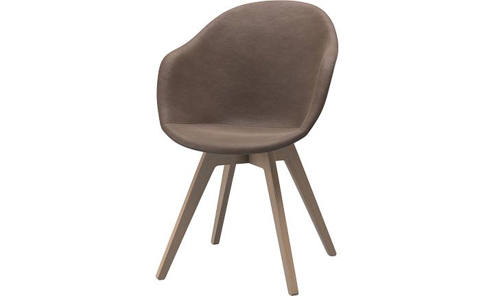 Cтул Adelaide - York 5122 Кожа светло-коричневого цвета  -  Под заказ