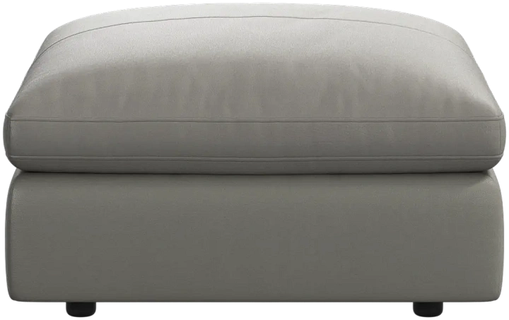 Пуф Milano - Nordic Grain 5132 Кожа серо-коричневого цвета -  Под заказ