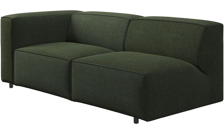 Диван Carmo - Lazio 3094 Темно-зеленая ткань  -  Под заказ