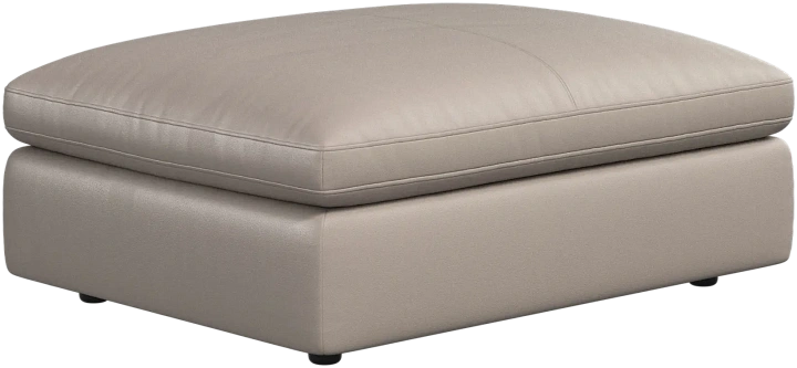 Пуф Milano - Nordic Grain кожа серо-бежевого цвета 5135 -  Под заказ