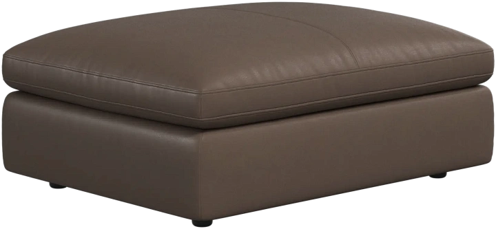 Пуф Milano - Nordic Vintage кожа 5151 серо-коричневого цвета -  Под заказ