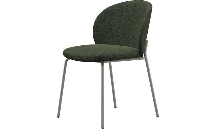 Обеденный стул Princeton - Lazio 3094 Темно-зеленая ткань  -  Под заказ