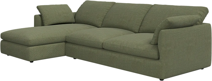 Угловой диван Milano - Skagen 3165 Зеленая ткань  -  Под заказ
