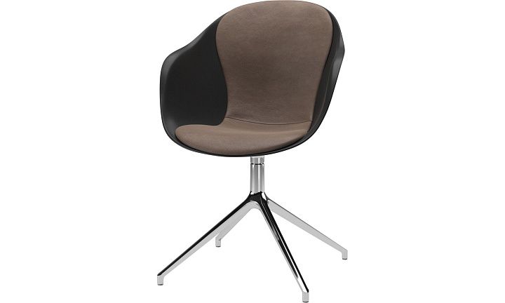 Cтул Adelaide с функцией вращения - York 5122 Кожа светло-коричневого цвета  -  Под заказ