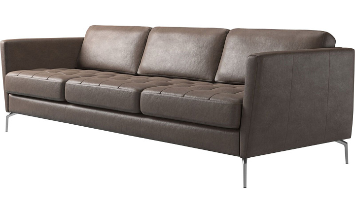 Диван Osaka - York 5122 Кожа светло-коричневого цвета  -  Под заказ