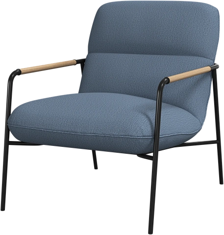 Кресло Terni - Capri ткань голубого цвета 3233 -  Под заказ