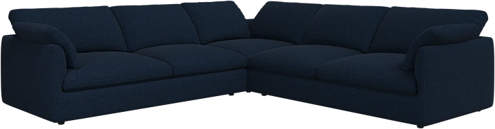 Угловой диван Milano - Napoli 2257 Ткань  тёмно-синего цвета  -  Под заказ