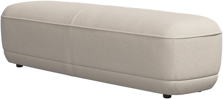 Скамейка Bolzano - Bristol 3063 Ткань бежевая  -  Под заказ