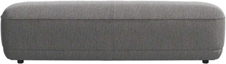 Скамейка Bolzano - Bristol 3060 Ткань светло-серого цвета  -  Под заказ