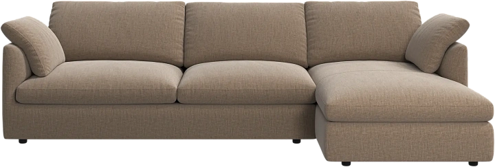 Угловой диван Milano - Napoli 2267 Ткань песочного цвета -  Под заказ